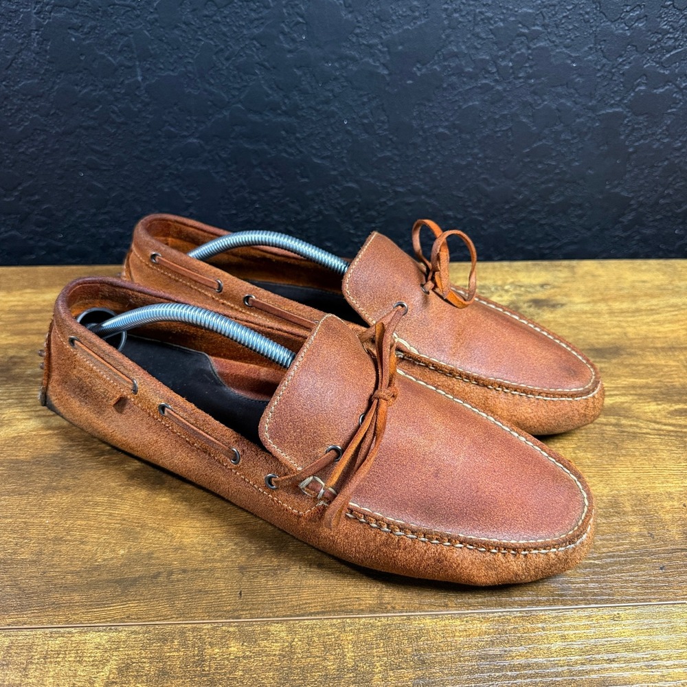 Cole Haan Grant Canoe Camp C10068 Brown Leather Loafers Mens 11